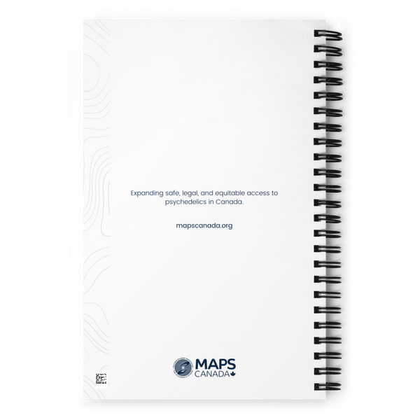 MAPS Canada Spiral Notebook (White)
