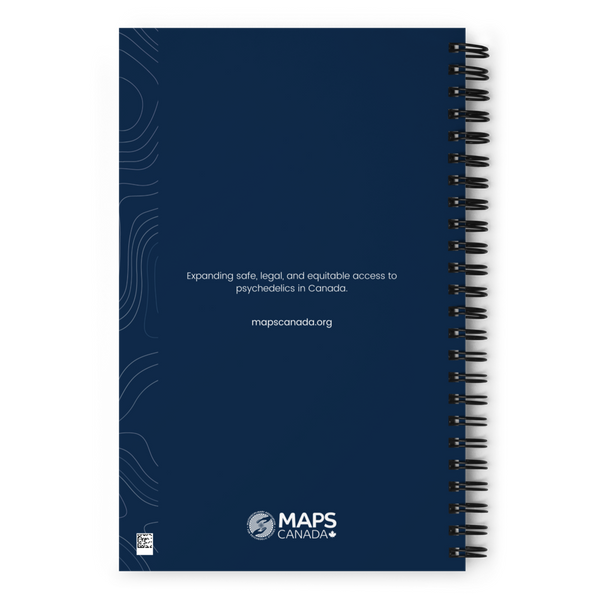 MAPS Canada Spiral Notebook (Navy)