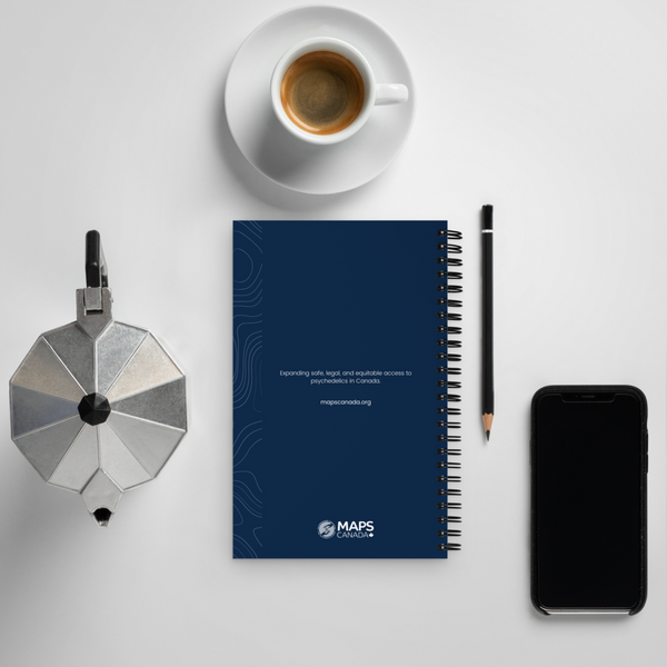 MAPS Canada Spiral Notebook (Navy)
