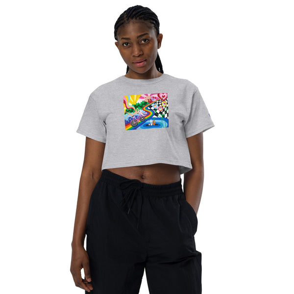 Bicycle Day Crop Top - Alice
