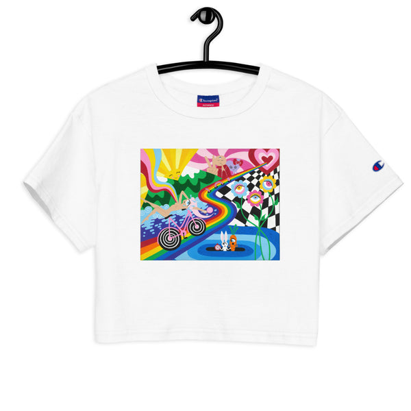 Bicycle Day Crop Top - Alice