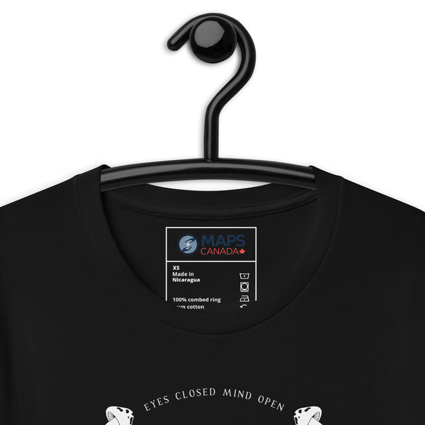 Unisex t-shirt - EyesClosedMindOpen